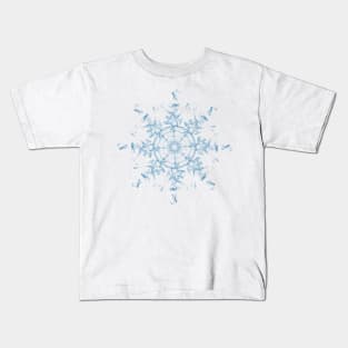 Original Handmade Snowflake Art Kids T-Shirt